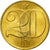 Moneda, Checoslovaquia, 20 Haleru, 1989, SC, Níquel - latón, KM:74