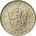 Coin, Czechoslovakia, 5 Korun, 1989, MS(63), Copper-nickel, KM:60