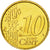 Grecia, 10 Euro Cent, 2002, FDC, Latón, KM:184