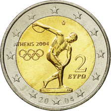 Greece, 2 Euro, 2002, MS(65-70), Bi-Metallic, KM:188