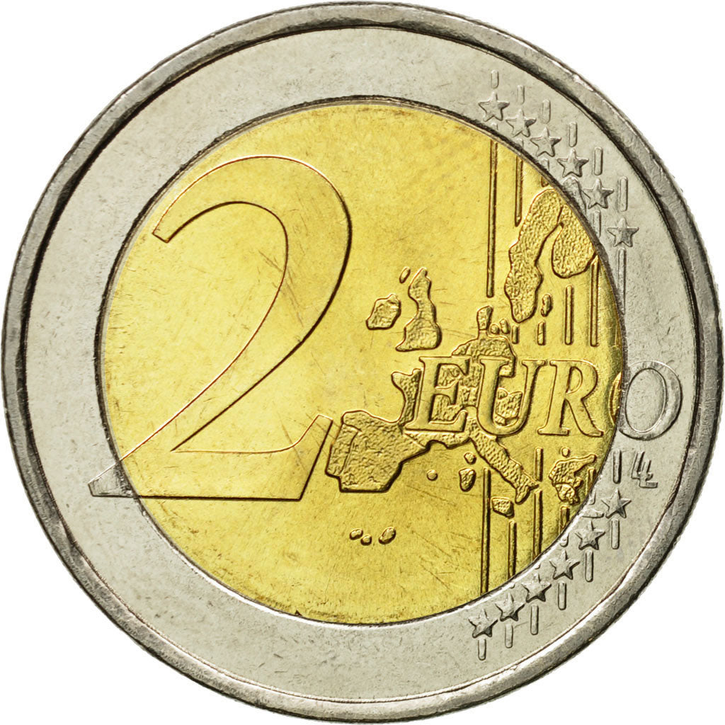Greece, 2 Euro, 2002, MS(65-70), Bi-Metallic, KM:188