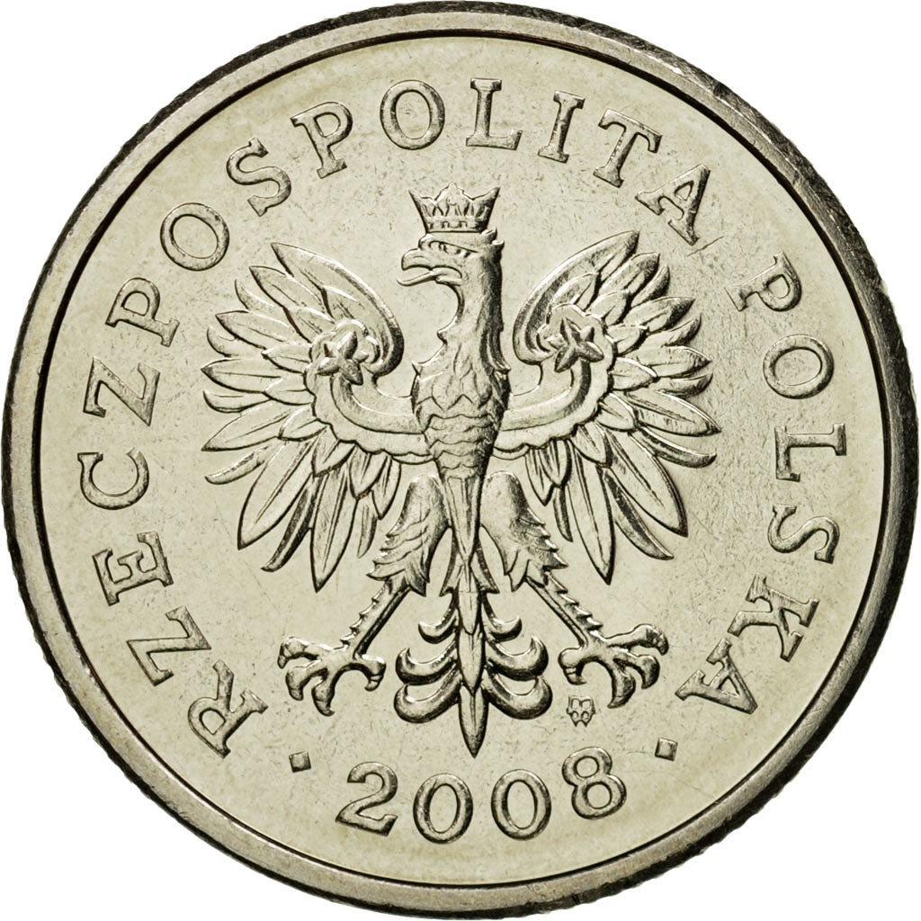 Moneta, Polonia, Zloty, 2008, Warsaw, FDC, Rame-nichel, KM:282