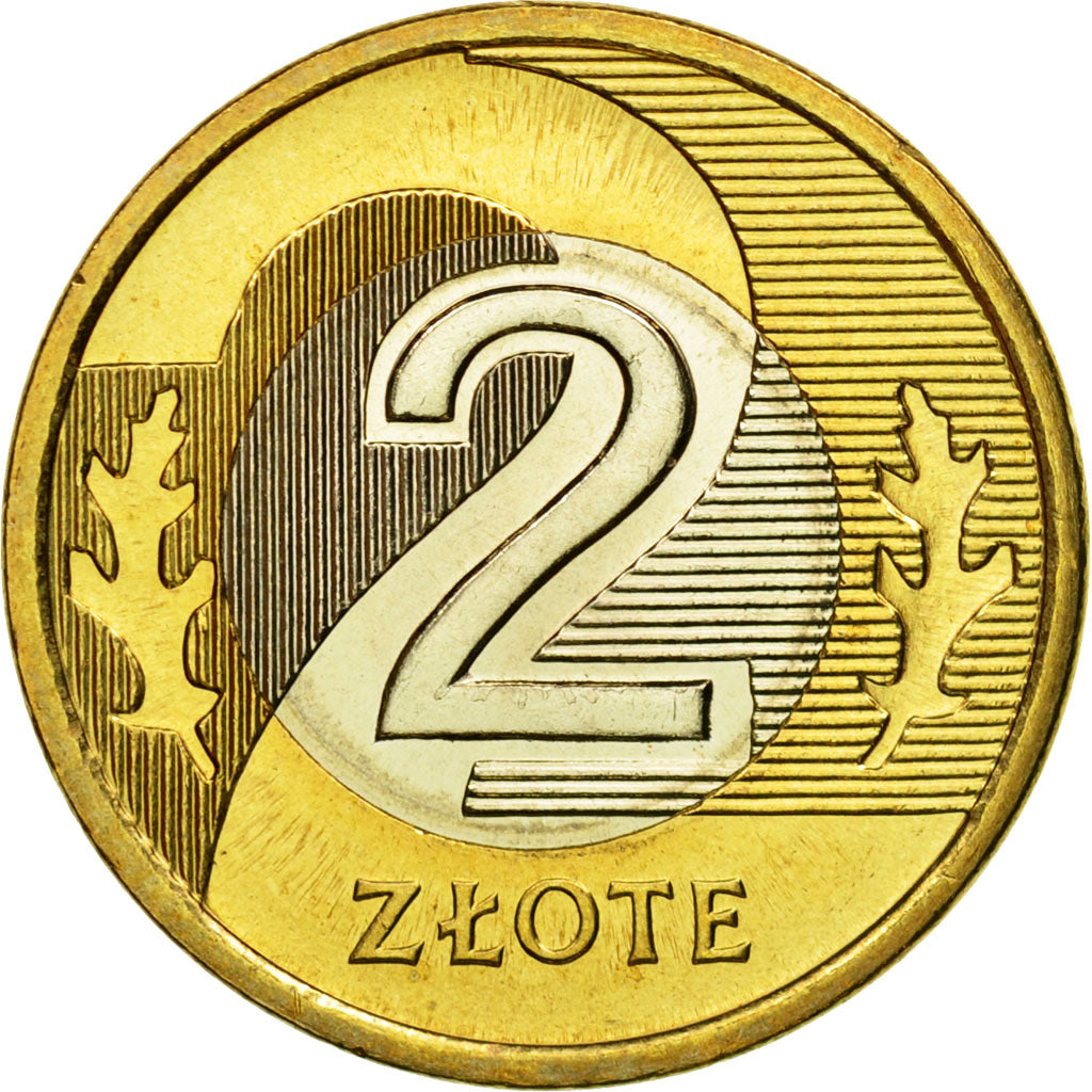 Moneta, Polonia, 2 Zlote, 2008, Warsaw, FDC, Bi-metallico, KM:283