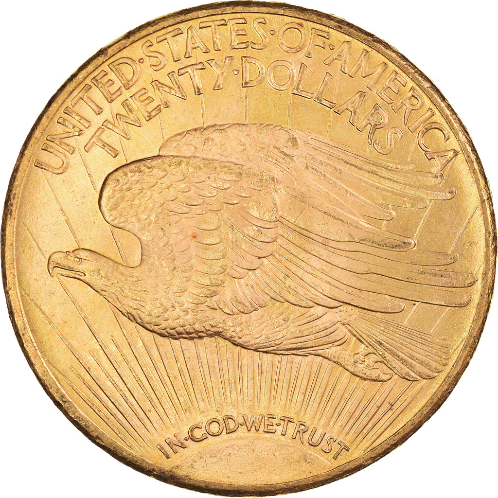 Coin, United States, Saint-Gaudens, $20, Double Eagle, 1924, U.S. Mint