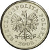 Coin, Poland, 20 Groszy, 2008, Warsaw, MS(65-70), Copper-nickel, KM:280