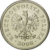 Coin, Poland, Zloty, 2008, Warsaw, MS(65-70), Copper-nickel, KM:282