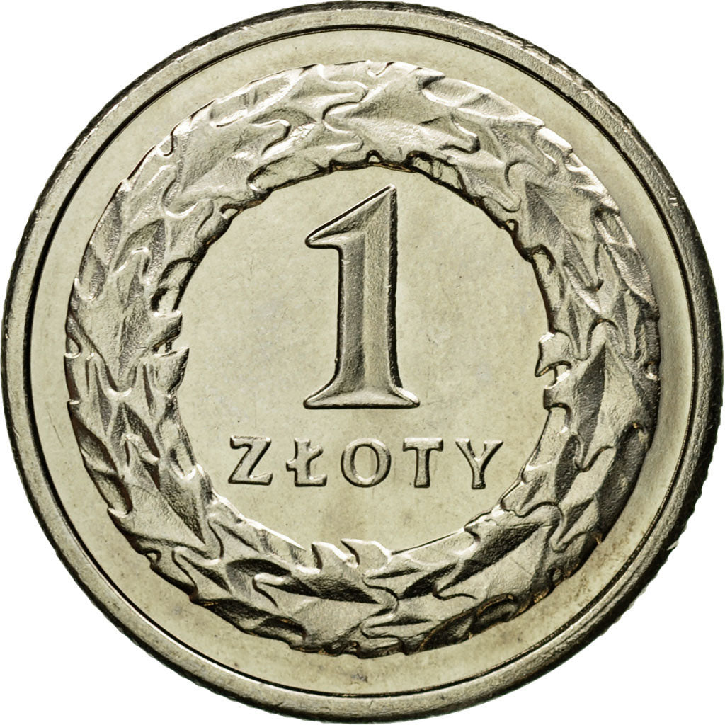 Coin, Poland, Zloty, 2008, Warsaw, MS(65-70), Copper-nickel, KM:282