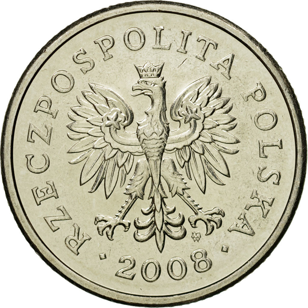 Moneta, Polonia, Zloty, 2008, Warsaw, FDC, Rame-nichel, KM:282