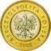Coin, Poland, 2 Zlote, 2008, Warsaw, MS(65-70), Bi-Metallic, KM:283