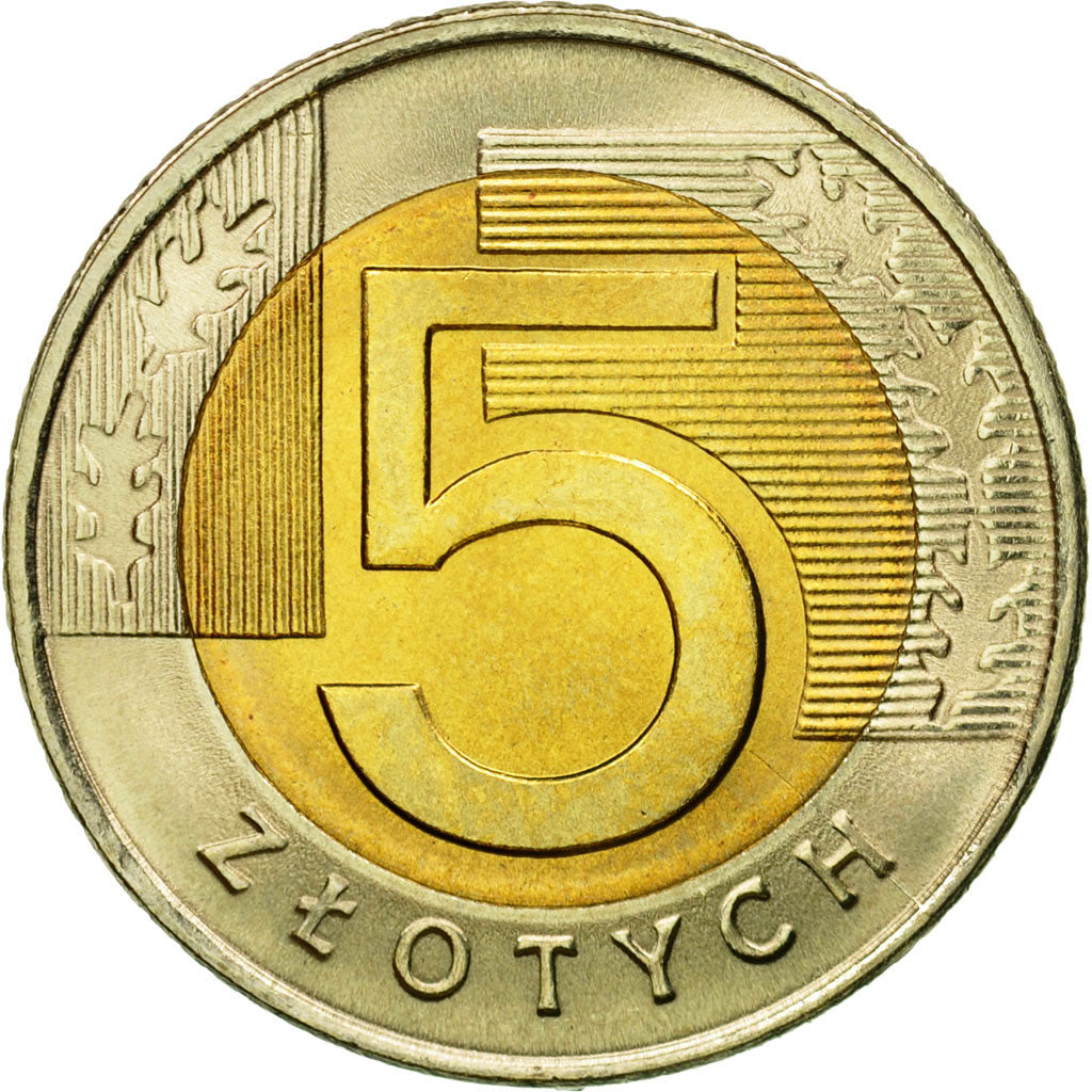Monnaie, Pologne, 5 Zlotych, 2008, Warsaw, FDC, Bi-Metallic, KM:284