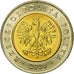 Coin, Poland, 5 Zlotych, 2008, Warsaw, MS(65-70), Bi-Metallic, KM:284