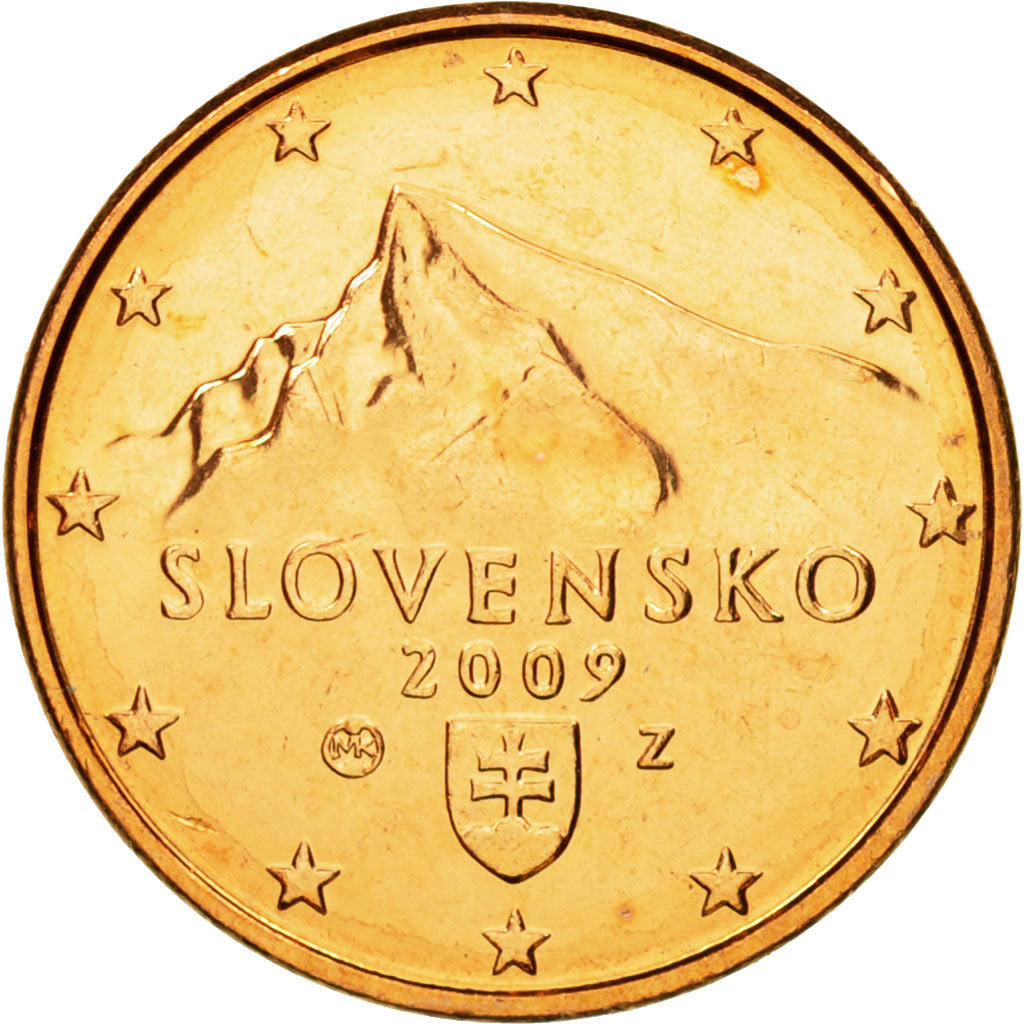 Slowakei, Euro Cent, 2009, STGL, Copper Plated Steel, KM:95