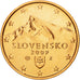 Slovacchia, 2 Euro Cent, 2009, FDC, Acciaio placcato rame, KM:96
