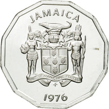 Coin, Jamaica, Elizabeth II, Cent, 1976, Franklin Mint, USA, MS(65-70)