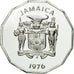 Munten, Jamaica, Elizabeth II, Cent, 1976, Franklin Mint, USA, FDC, Aluminium