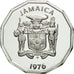 Coin, Jamaica, Elizabeth II, Cent, 1976, Franklin Mint, USA, MS(65-70)