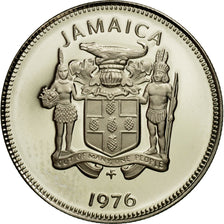 Coin, Jamaica, Elizabeth II, 5 Cents, 1976, Franklin Mint, USA, MS(65-70)