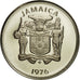 Coin, Jamaica, Elizabeth II, 5 Cents, 1976, Franklin Mint, USA, MS(65-70)