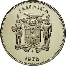 Monnaie, Jamaica, Elizabeth II, 10 Cents, 1976, Franklin Mint, USA, FDC