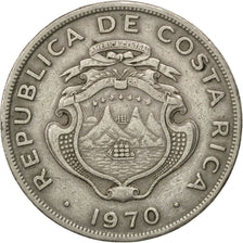 Costa Rica, République, 2 Colones 1970, KM 187.2