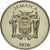 Moneda, Jamaica, Elizabeth II, 10 Cents, 1976, Franklin Mint, USA, FDC, Cobre -