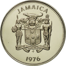Monnaie, Jamaica, Elizabeth II, 10 Cents, 1976, Franklin Mint, USA, FDC