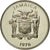 Moneda, Jamaica, Elizabeth II, 20 Cents, 1976, Franklin Mint, USA, FDC, Cobre -