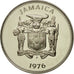Moneta, Jamaica, Elizabeth II, 20 Cents, 1976, Franklin Mint, USA, MS(65-70)