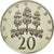 Coin, Jamaica, Elizabeth II, 20 Cents, 1976, Franklin Mint, USA, MS(65-70)