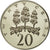 Monnaie, Jamaica, Elizabeth II, 20 Cents, 1976, Franklin Mint, USA, FDC