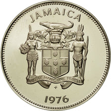 Monnaie, Jamaica, Elizabeth II, 25 Cents, 1976, Franklin Mint, USA, FDC
