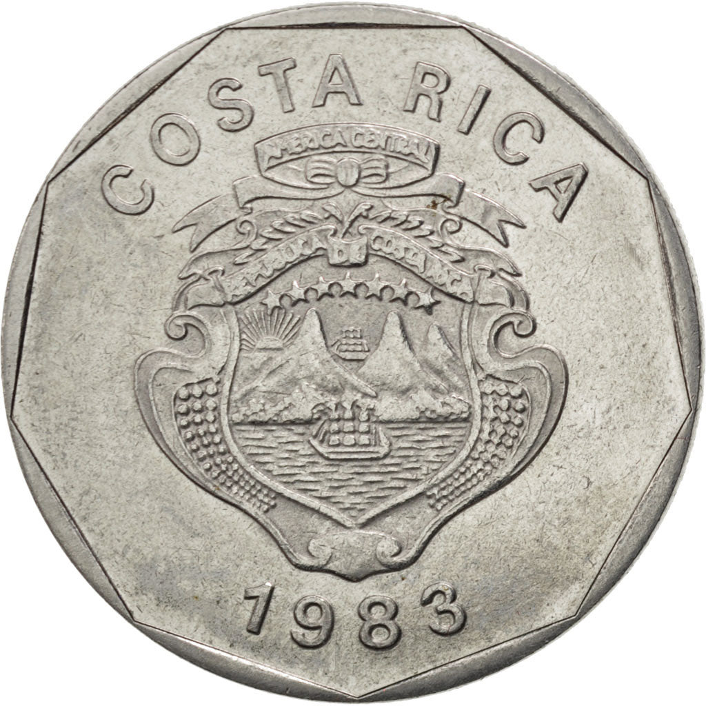 Costa Rica, République, 20 Colones 1983, KM 216.1
