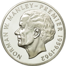 Munten, Jamaica, Elizabeth II, 5 Dollars, 1976, Franklin Mint, USA, FDC, Zilver