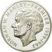Munten, Jamaica, Elizabeth II, 5 Dollars, 1976, Franklin Mint, USA, FDC, Zilver