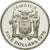 Moneta, Jamaica, Elizabeth II, 5 Dollars, 1976, Franklin Mint, USA, MS(65-70)