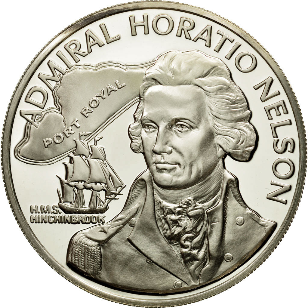 Coin, Jamaica, Elizabeth II, 10 Dollars, 1976, Franklin Mint, USA, MS(65-70)