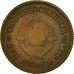 Moneda, Yugoslavia, 50 Para, 1980, MBC, Latón, KM:46.2