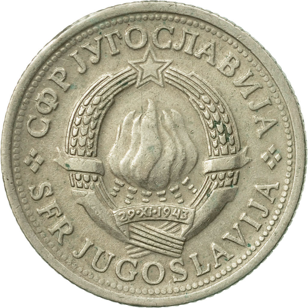 Coin, Yugoslavia, Dinar, 1978, EF(40-45), Copper-Nickel-Zinc, KM:59