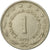 Moneta, Jugosławia, Dinar, 1975, EF(40-45), Miedź-Nikiel-Cynk, KM:59