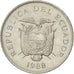 Coin, Ecuador, 50 Sucres, 1988, MS(63), Nickel Clad Steel, KM:93