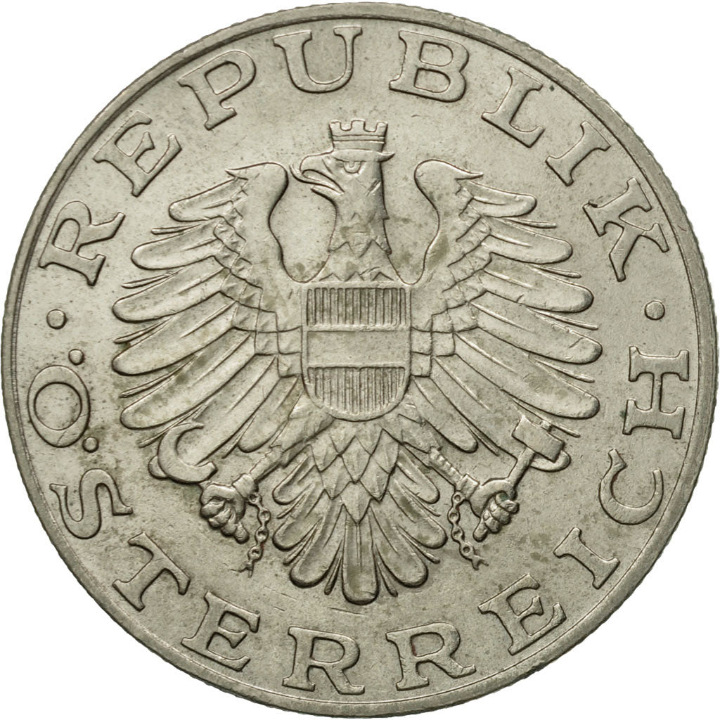 Coin, Austria, 10 Schilling, 1976, AU(50-53), Copper-Nickel Plated Nickel