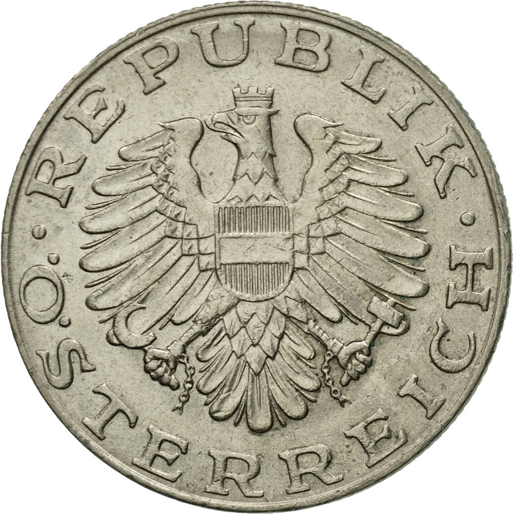 Coin, Austria, 10 Schilling, 1982, AU(50-53), Copper-Nickel Plated Nickel