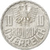 Coin, Austria, 10 Groschen, 1975, Vienna, EF(40-45), Aluminum, KM:2878