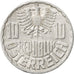 Coin, Austria, 10 Groschen, 1976, Vienna, EF(40-45), Aluminum, KM:2878