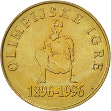 Coin, Slovenia, 5 Tolarjev, 1996, MS(60-62), Nickel-brass, KM:33