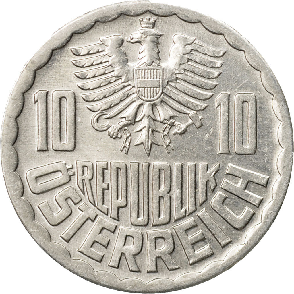 Monnaie, Autriche, 10 Groschen, 1983, Vienna, TTB+, Aluminium, KM:2878
