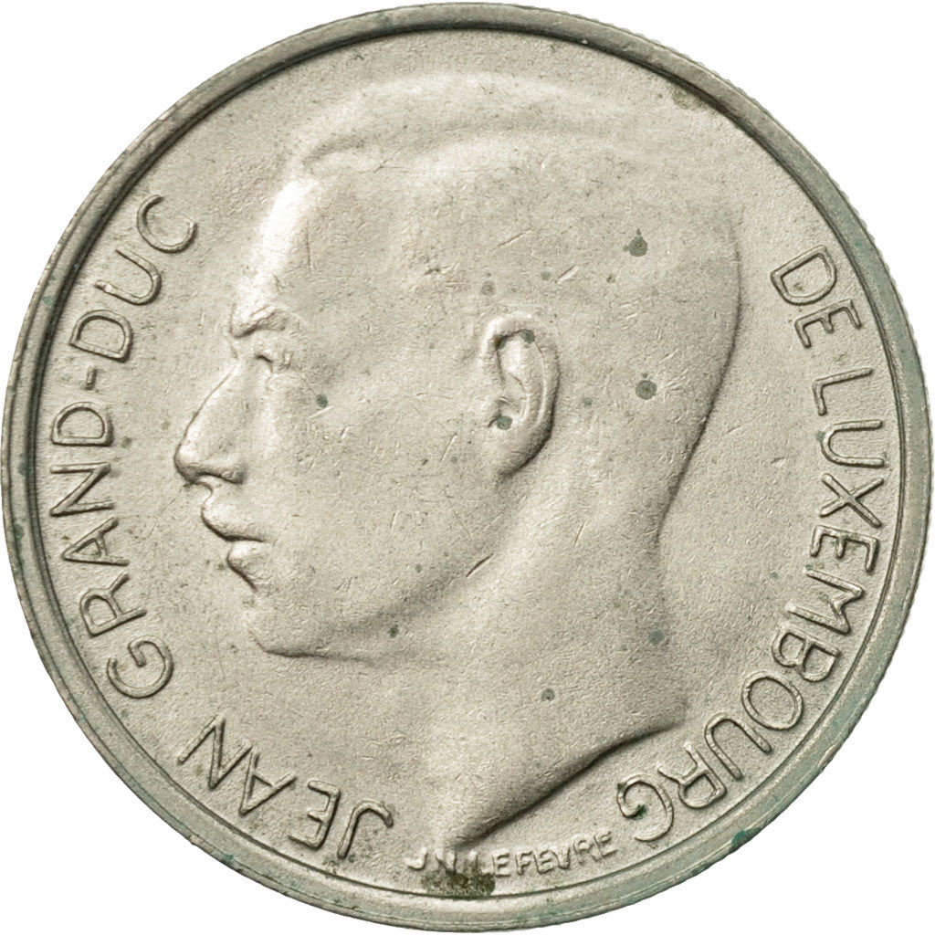 Moneda, Luxemburgo, Jean, Franc, 1980, MBC+, Cobre - níquel, KM:55