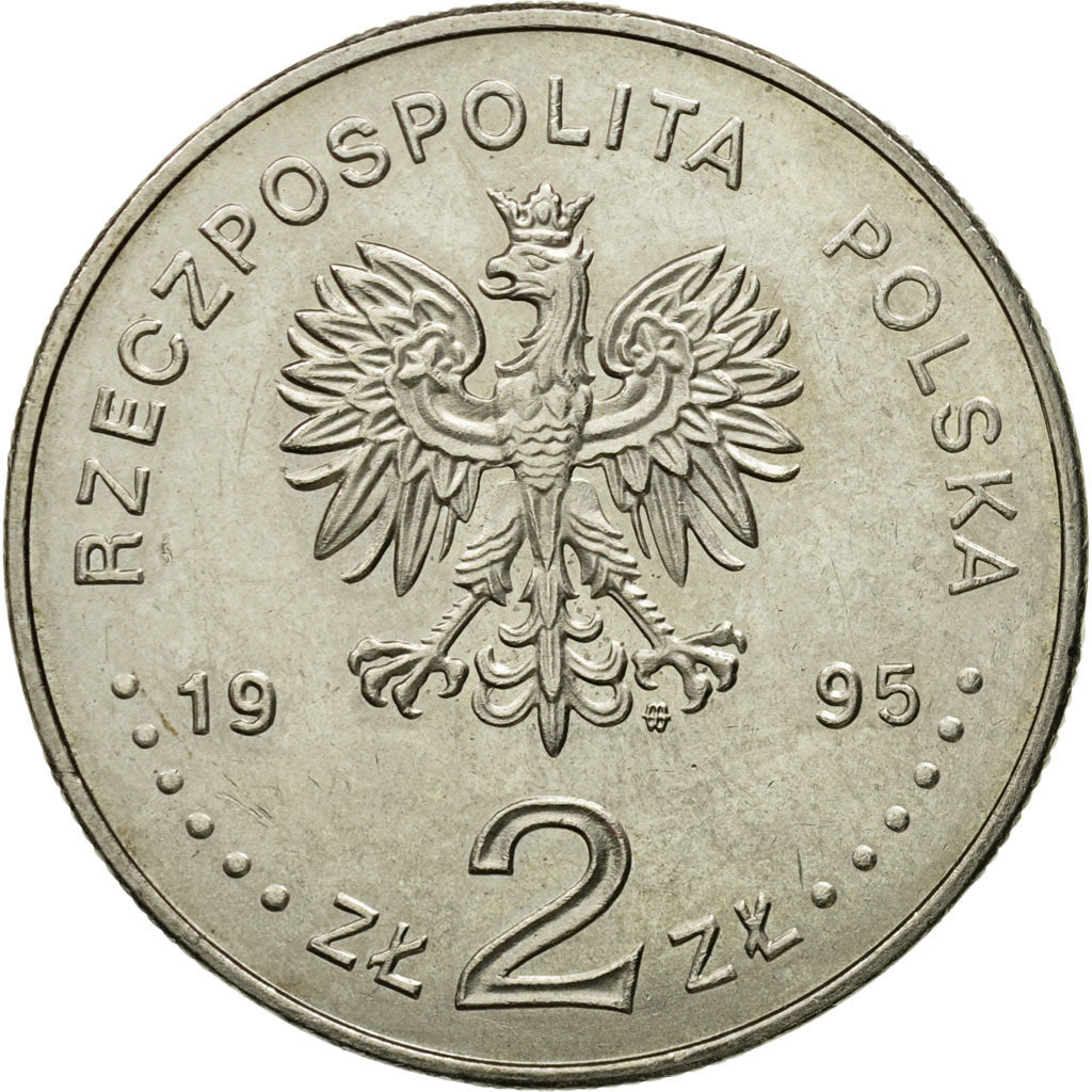 Monnaie, Pologne, 2 Zlote, 1995, Warsaw, SPL+, Copper-nickel, KM:300
