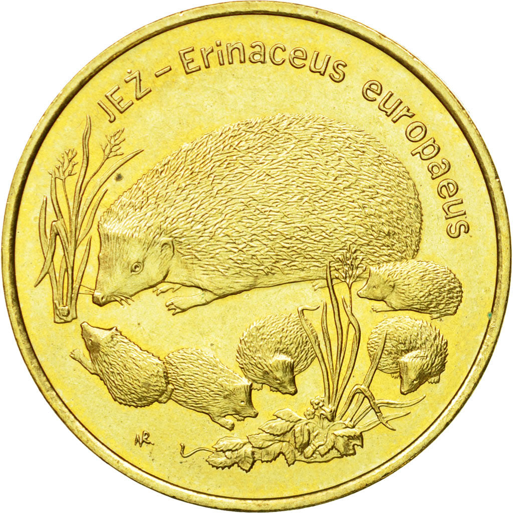 Coin, Poland, 2 Zlote, 1996, Warsaw, MS(64), Brass, KM:311
