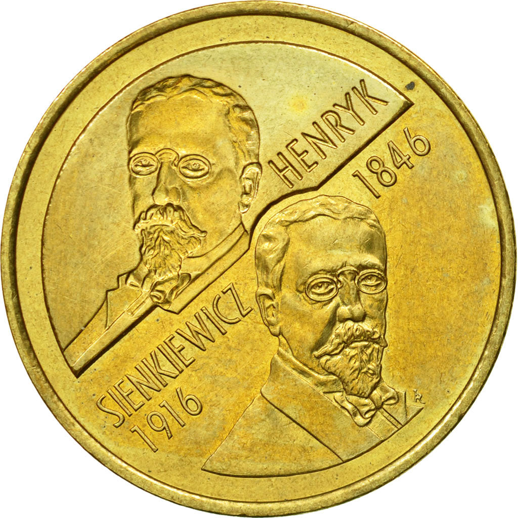 Coin, Poland, 2 Zlote, 1996, Warsaw, MS(64), Brass, KM:315